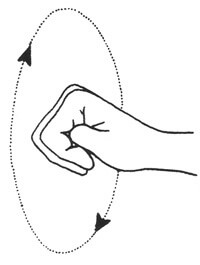 Csuklókörzéssel a fájdalom ellen.