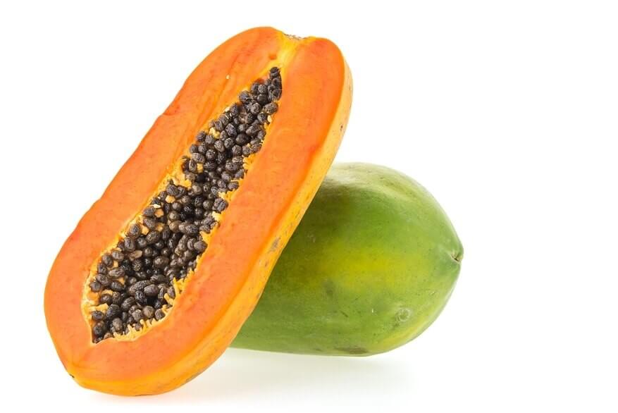 Papaya a porcerősítők felszívódása érdekében