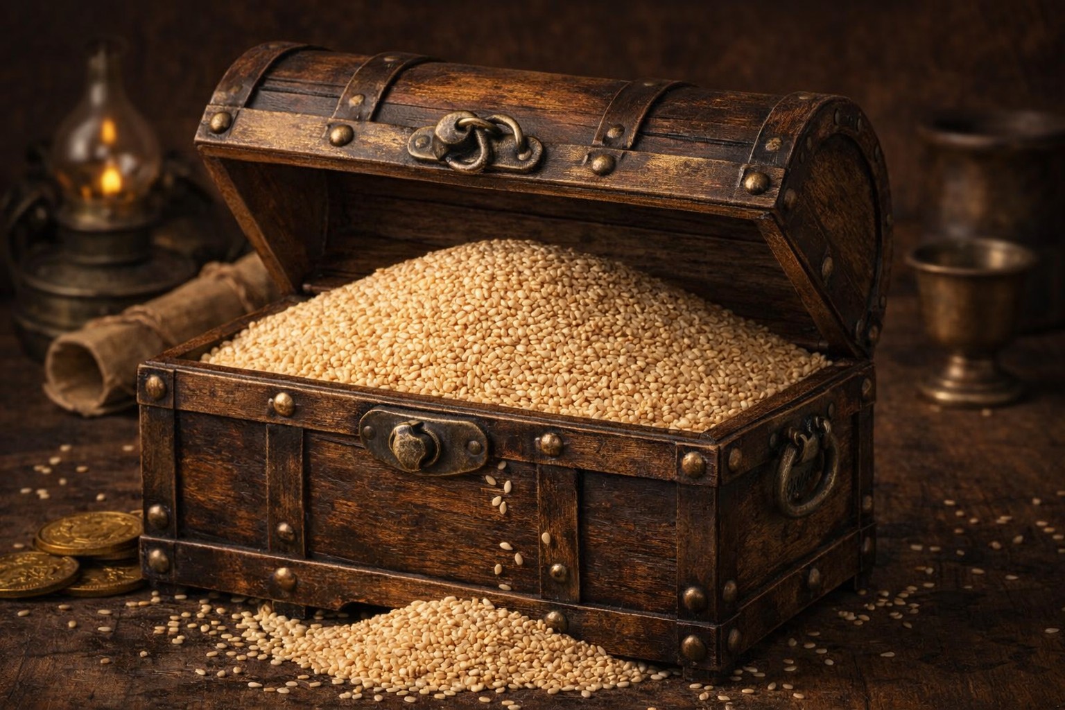 A szezámmag, az építőmester!